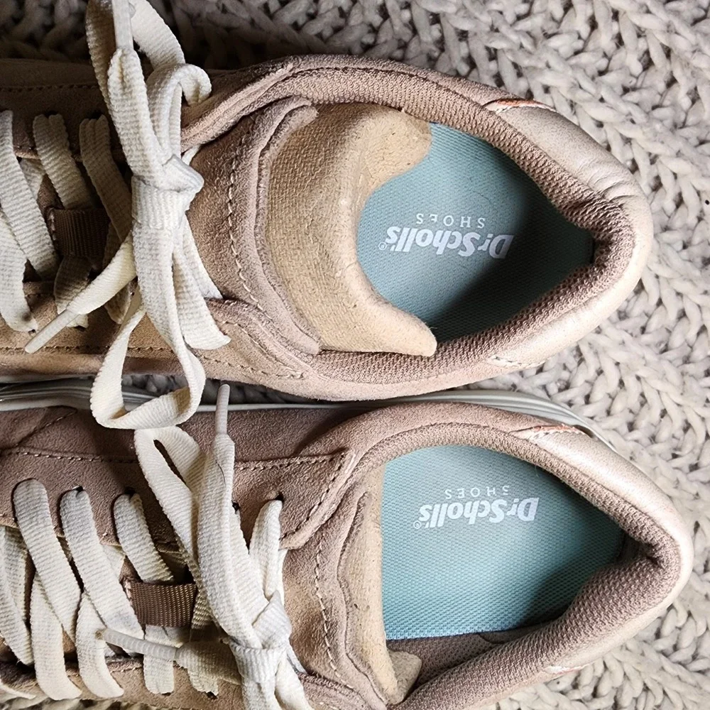 Dr. Scholl's Shoes Time Off Taupe Casual And Fashion Women's 7.5 Sneakers